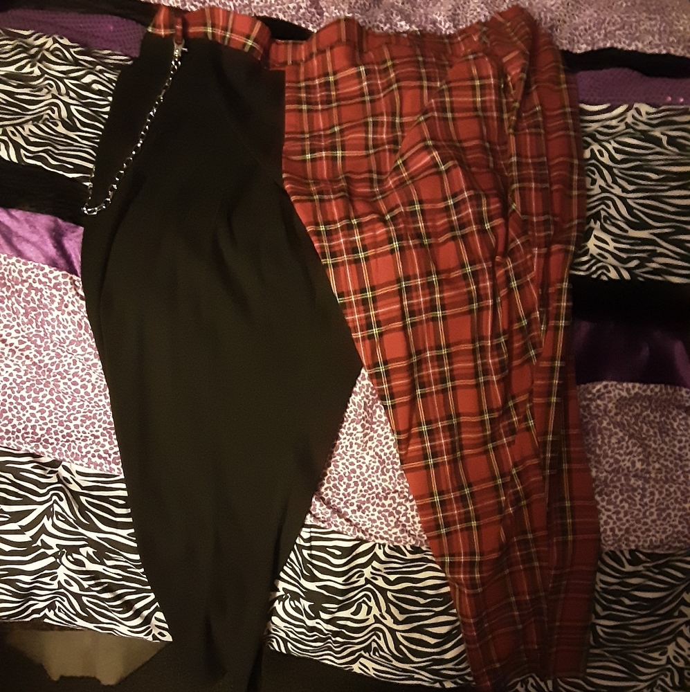 Hottopic split jeans plus size hi rise jeans